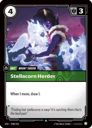 Stellacorn Herder (048) Foil - Spiritforged