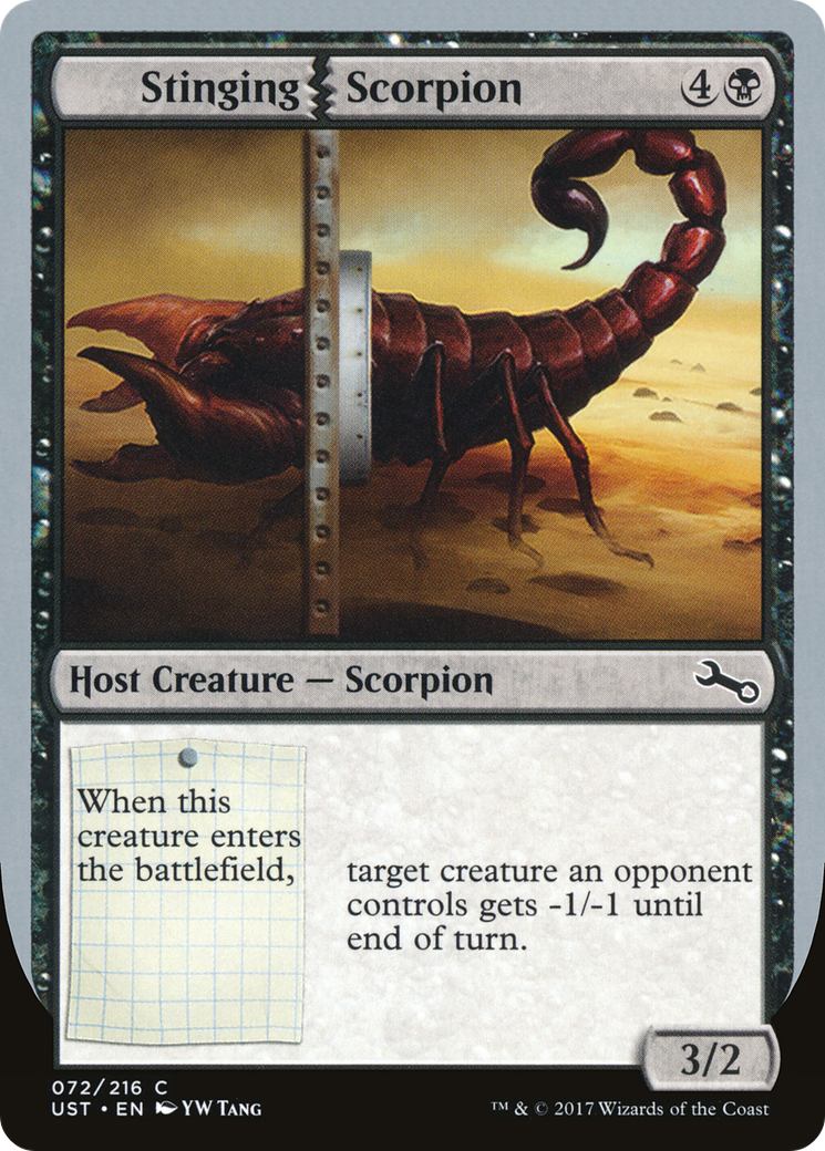 Stinging Scorpion (072) - Unstable Foil