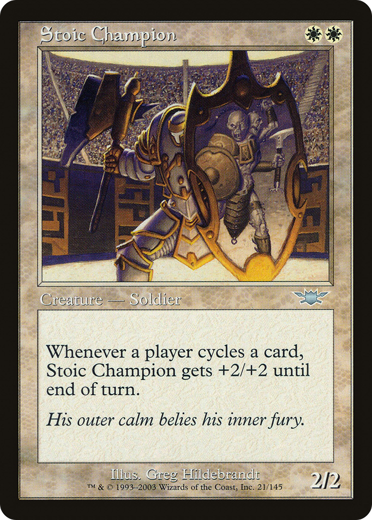 Stoic Champion (021) Foil - Legions