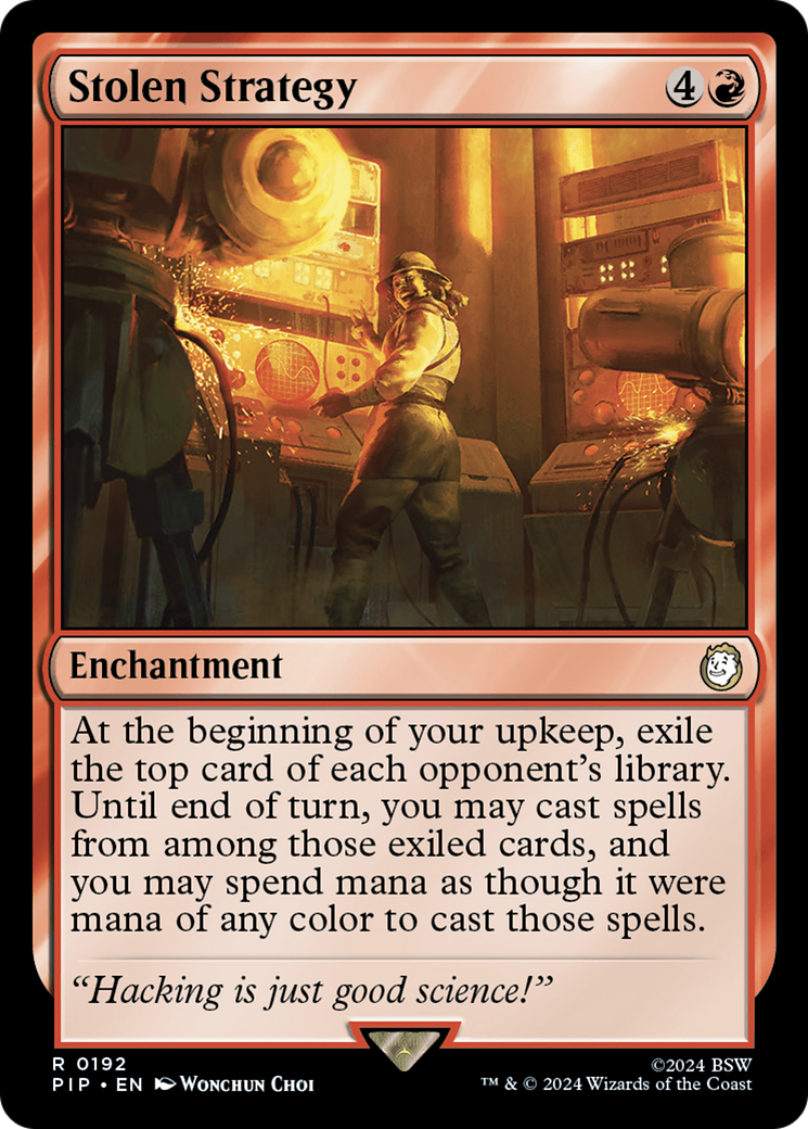 Stolen Strategy (192) Foil - Fallout