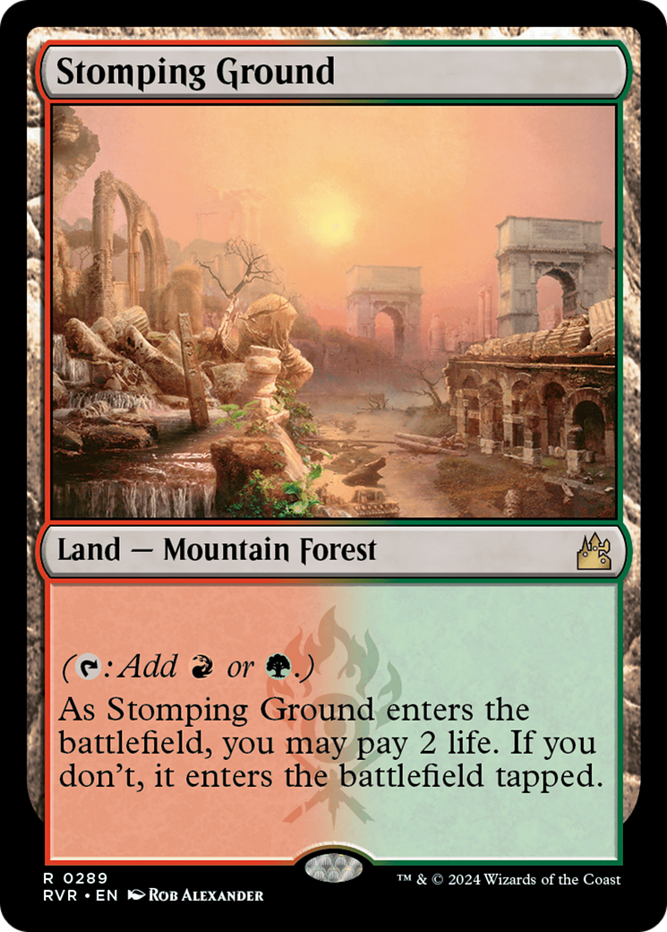 Stomping Ground (289) Foil - Ravnica Remastered