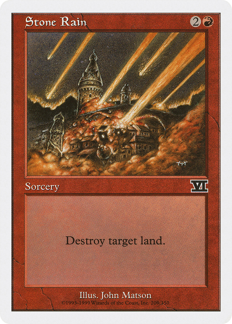 Stone Rain (209) - Classic Sixth Edition