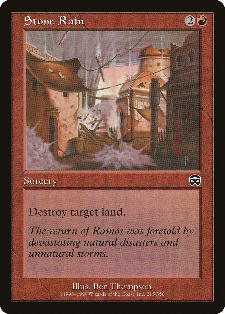 Stone Rain (215) Foil - Mercadian Masques
