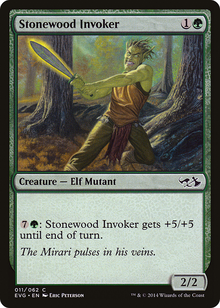 Stonewood Invoker (011) - Duel Decks Anthology: Elves vs. Goblins