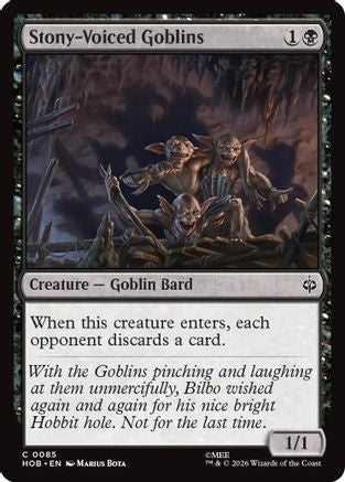 Stony-Voiced Goblins (085) Foil - The Hobbit