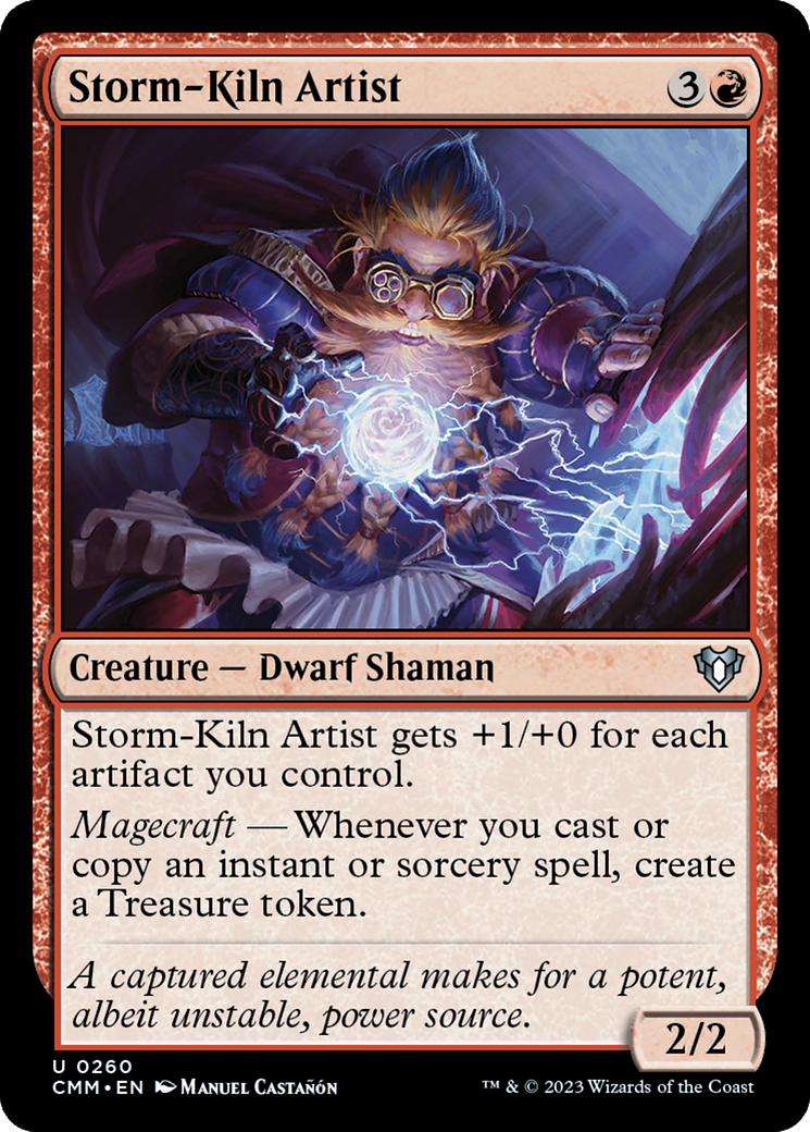 Storm-Kiln Artist (260) Foil - Commander Masters