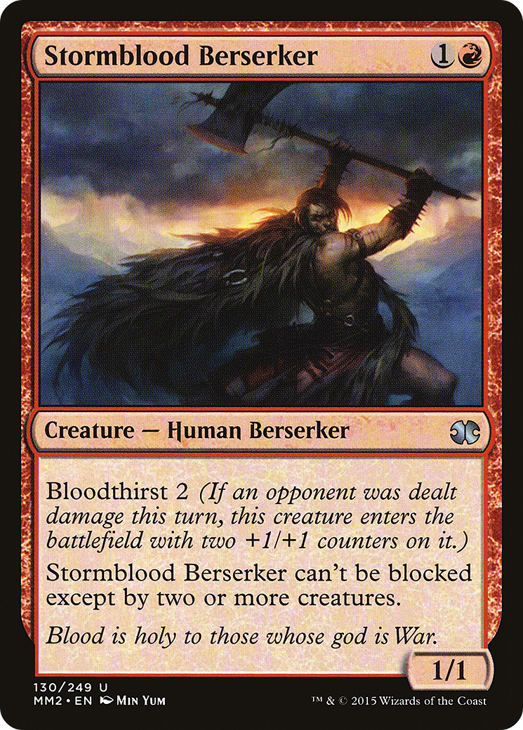 Stormblood Berserker (130) Foil - Modern Masters 2015