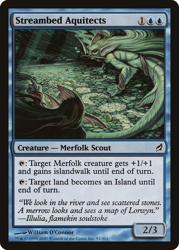 Streambed Aquitects (091) - Lorwyn Foil