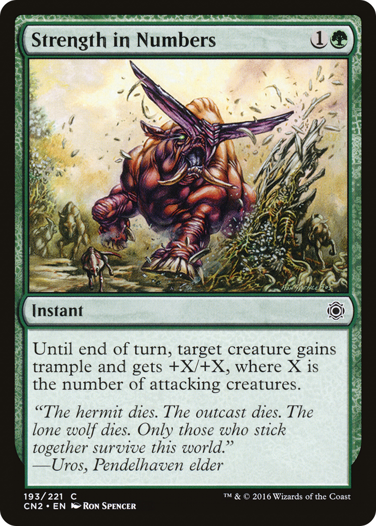 Strength in Numbers (193) Foil - Conspiracy: Take the Crown