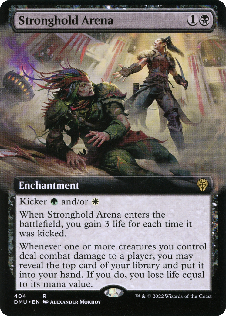 Stronghold Arena (Extended Art) (404) - Dominaria United Foil