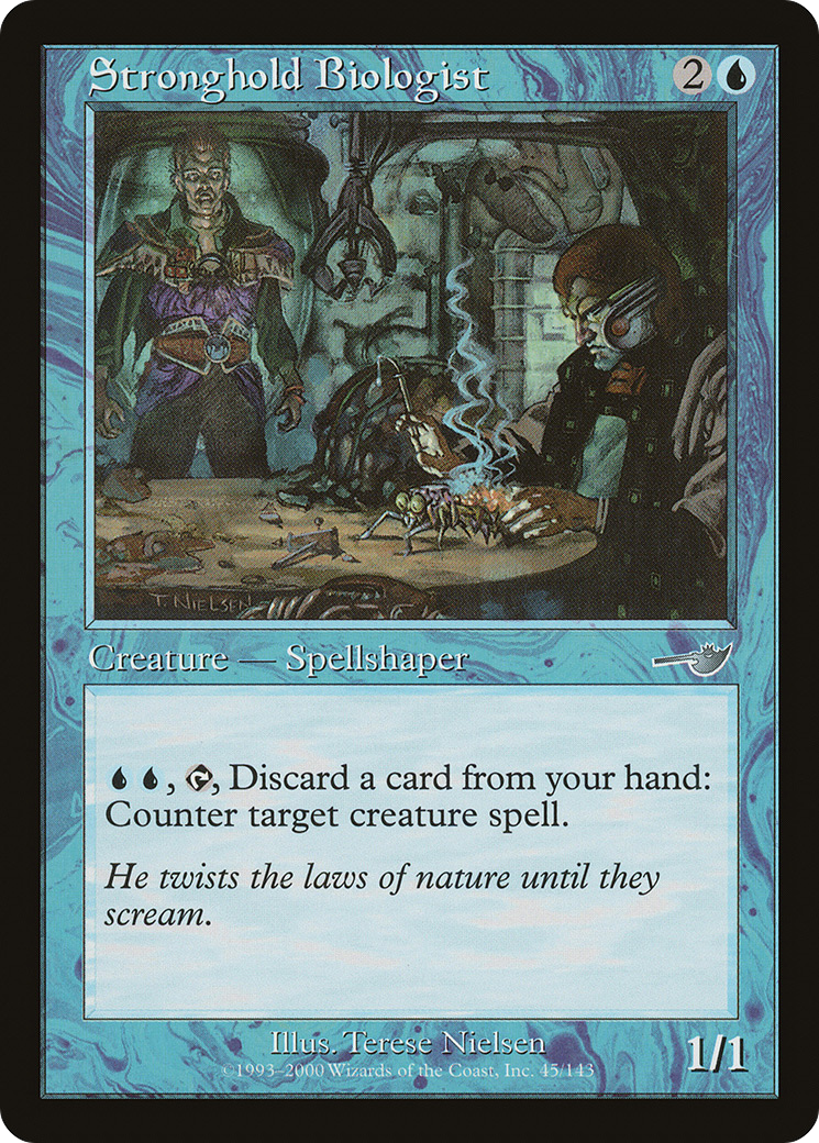 Stronghold Biologist (045) Foil - Nemesis
