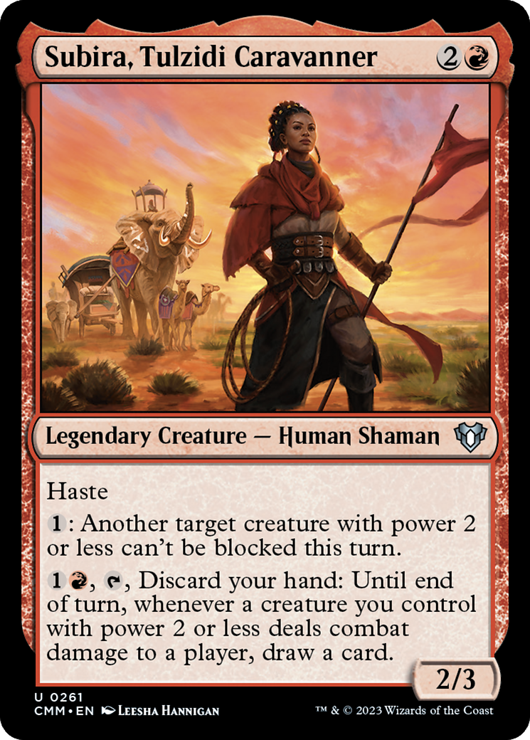 Subira, Tulzidi Caravanner (261) - Commander Masters