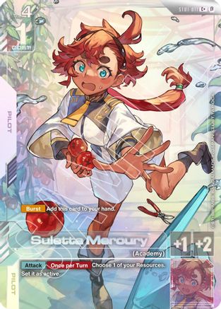 Suletta Mercury (C+) (ST01-011) Holofoil - Edition Beta