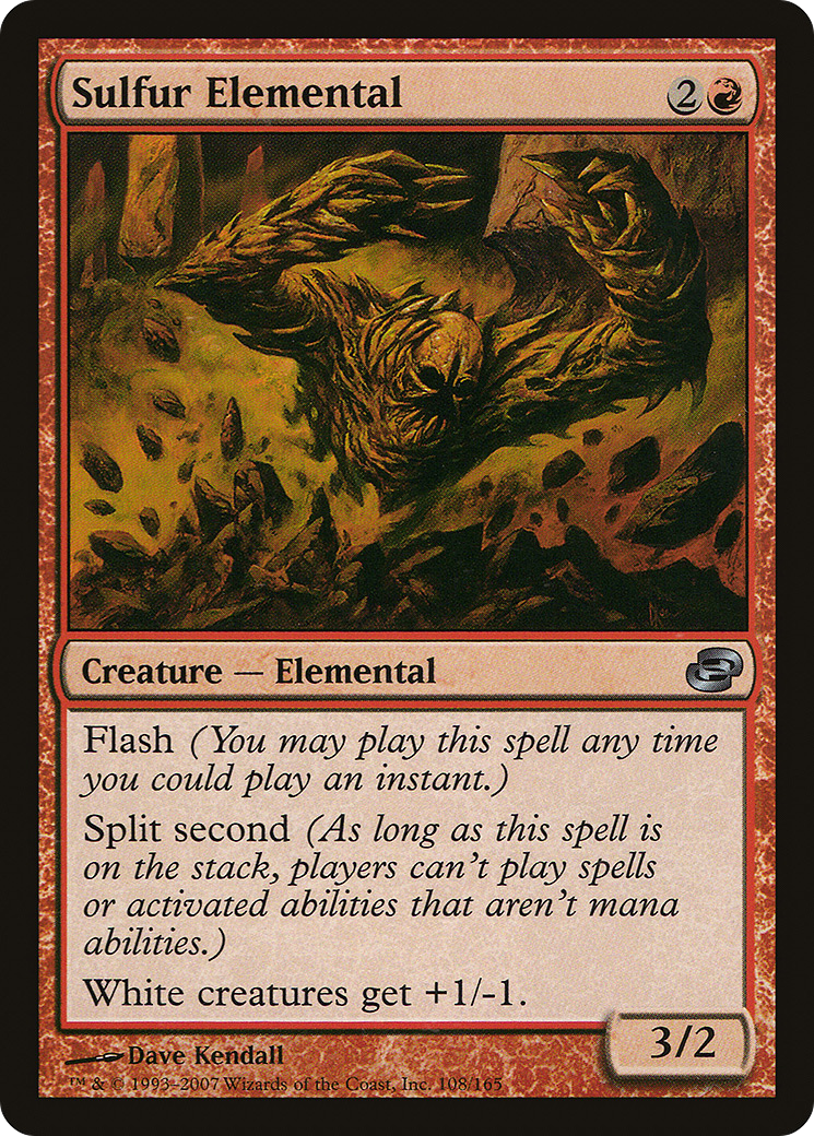 Sulfur Elemental (108) - Planar Chaos Foil