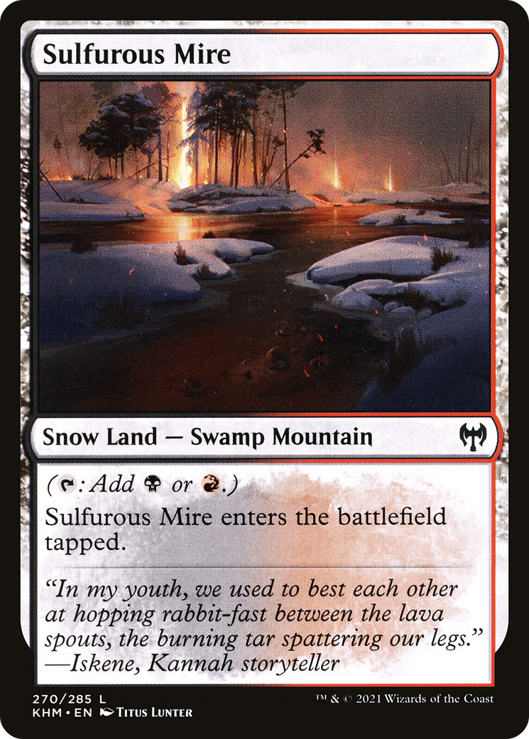 Sulfurous Mire (270) - Kaldheim Foil