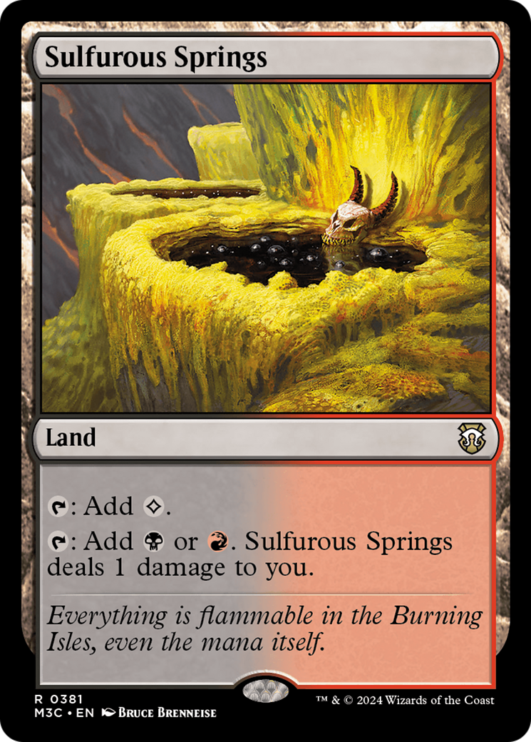 Sulfurous Springs (381) - Commander: Modern Horizons 3