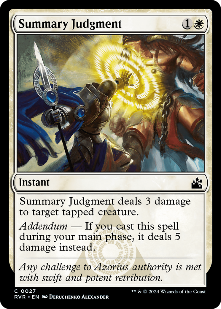 Summary Judgment (027) Foil - Ravnica Remastered