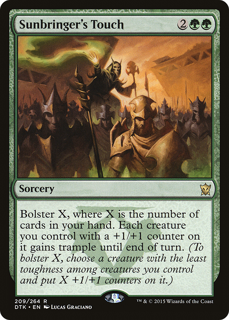 Sunbringer's Touch (209) Foil - Dragons of Tarkir