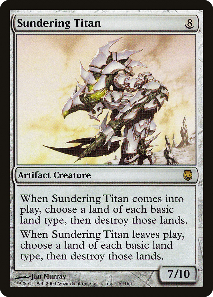 Sundering Titan (146) Foil - Darkstel