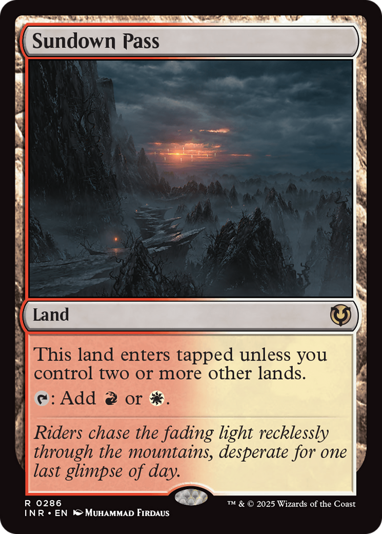 Sundown Pass (286) Foil - Innistrad Remastered
