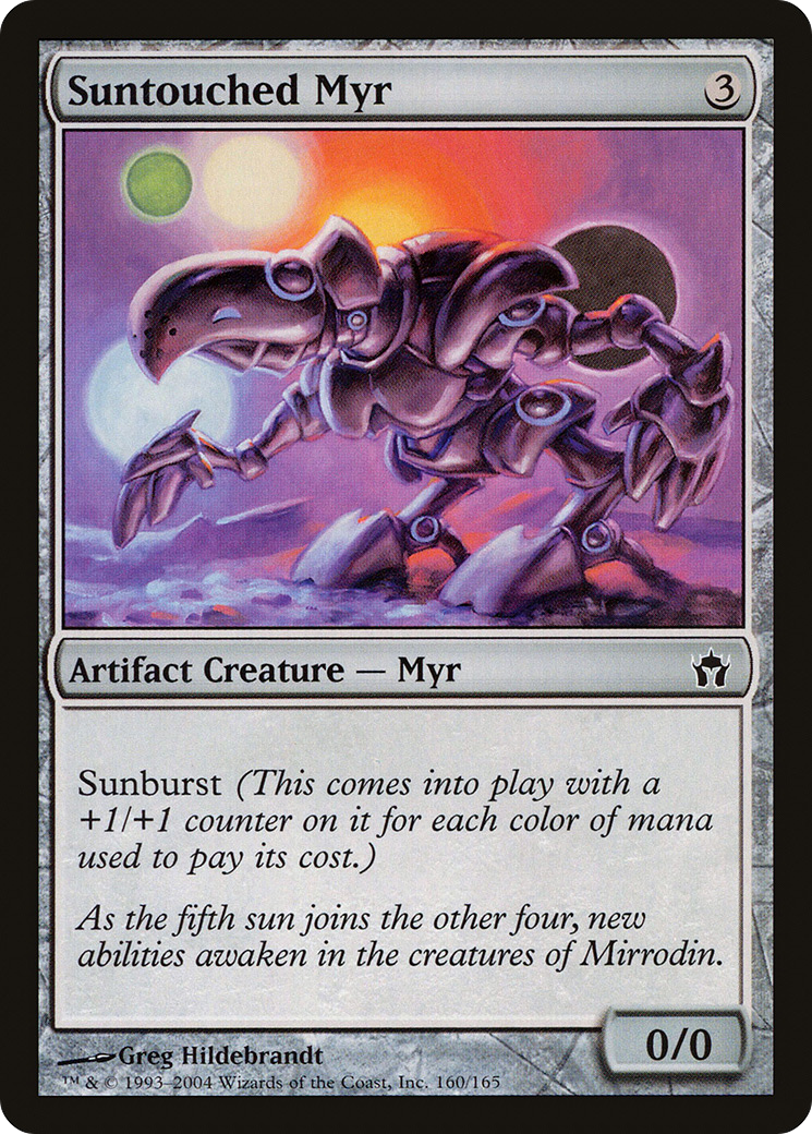 Suntouched Myr (160) Foil - Fifth Dawn
