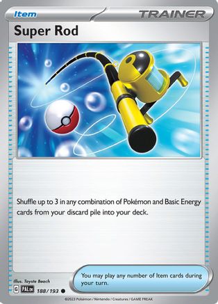 Super Rod (188) Reverse Holofoil - Paldea Evolved