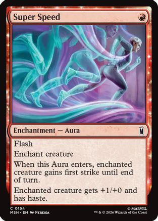 Super Speed (154) Foil - Marvel Super Heroes