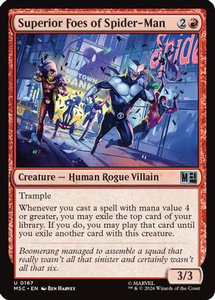 Superior Foes of Spider-Man (167) Surge Foil - Commander: Marvel Super Heroes
