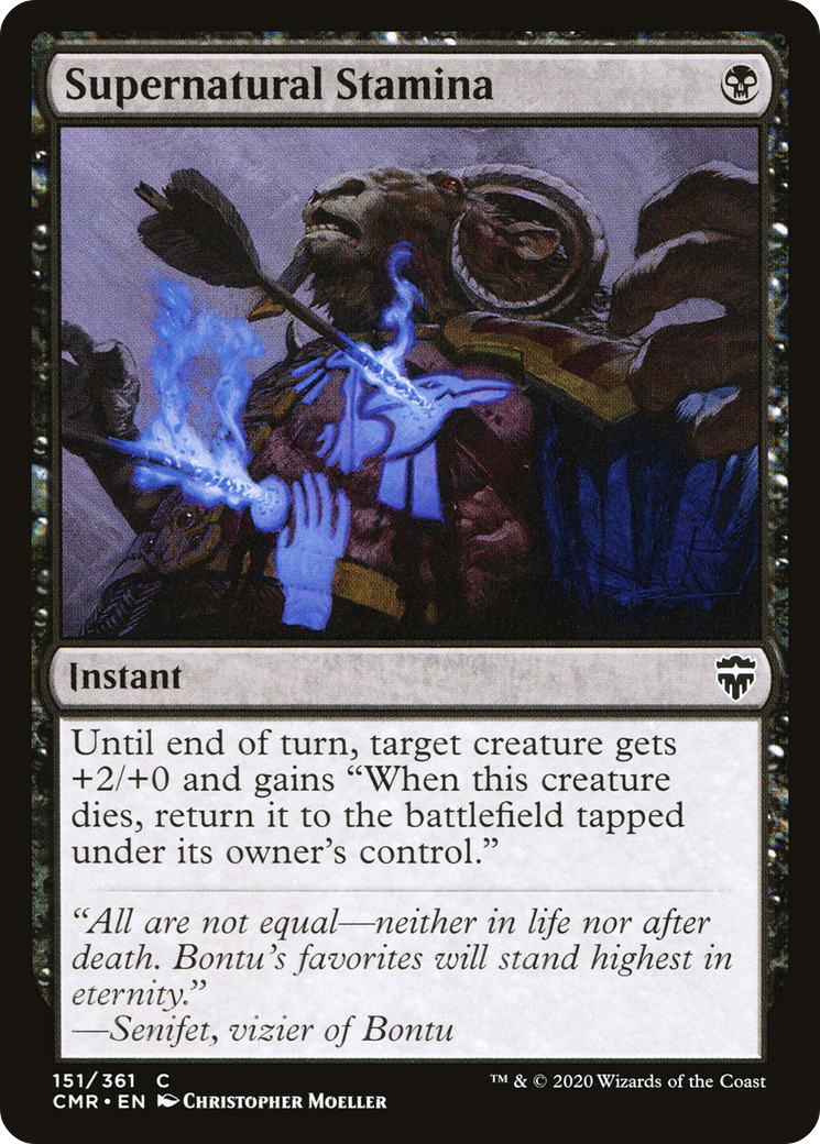 Supernatural Stamina (151) - Commander Legends Foil