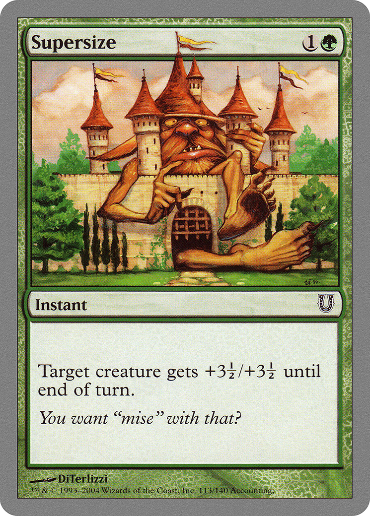 Supersize (113) Foil - Unhinged