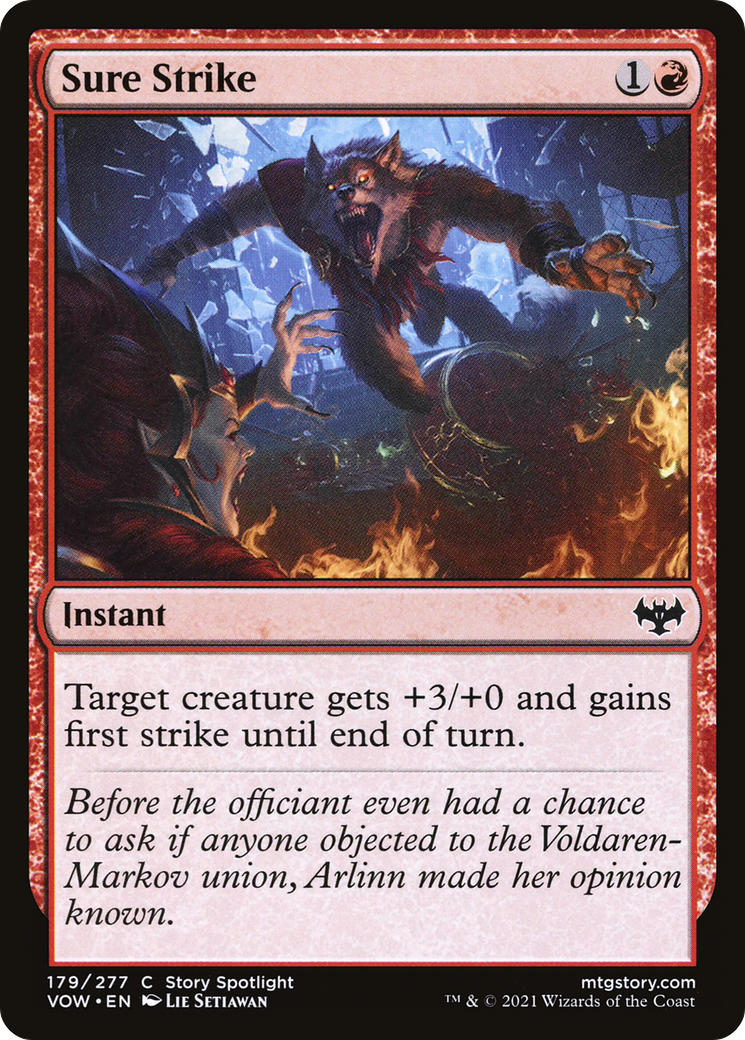 Sure Strike (179) - Innistrad: Crimson Vow Foil