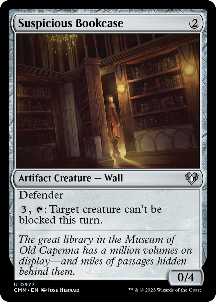 Suspicious Bookcase (977) - Commander Masters