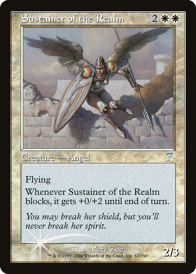 Sustainer of the Realm (052) Foil - Seventh Edition