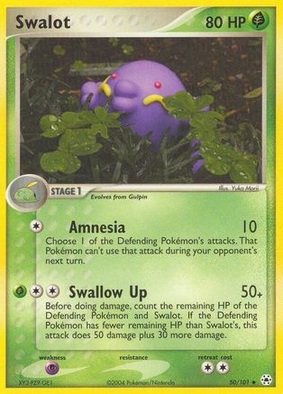Swalot (50) Reverse Holofoil - Hidden Legends