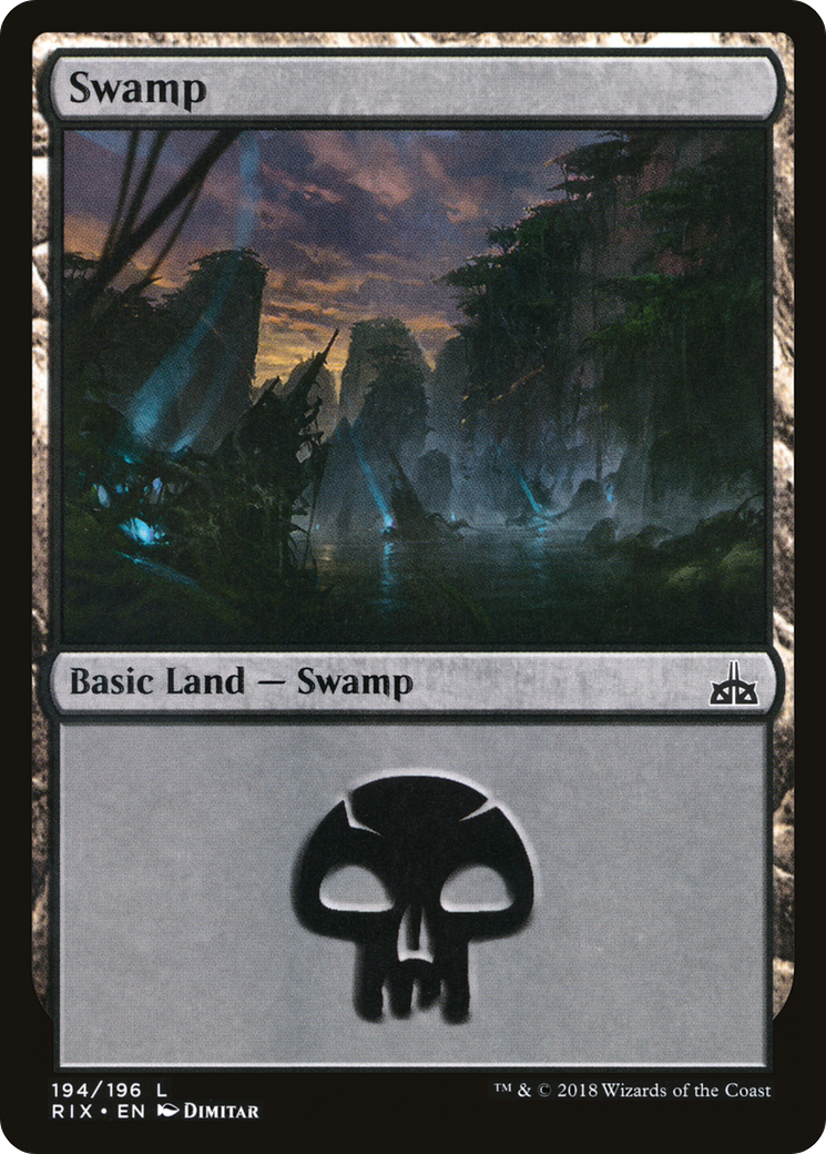 Swamp (194) - Rivals of Ixalan Foil