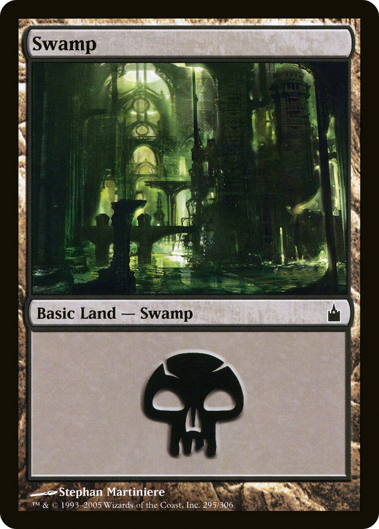 Swamp (295) Foil - Ravnica: City of Guilds