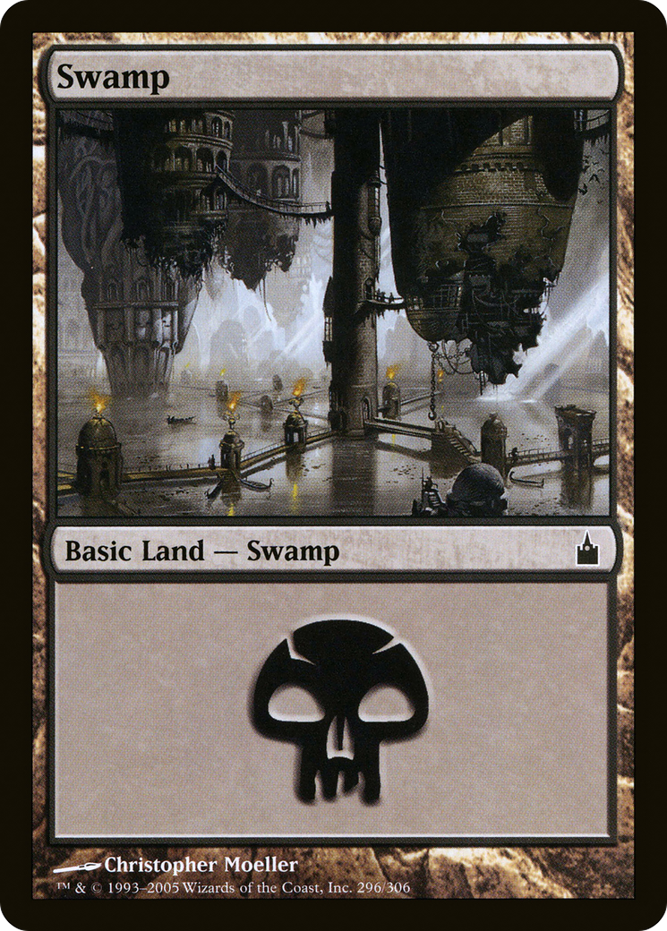 Swamp (296) - Ravnica: City of Guilds
