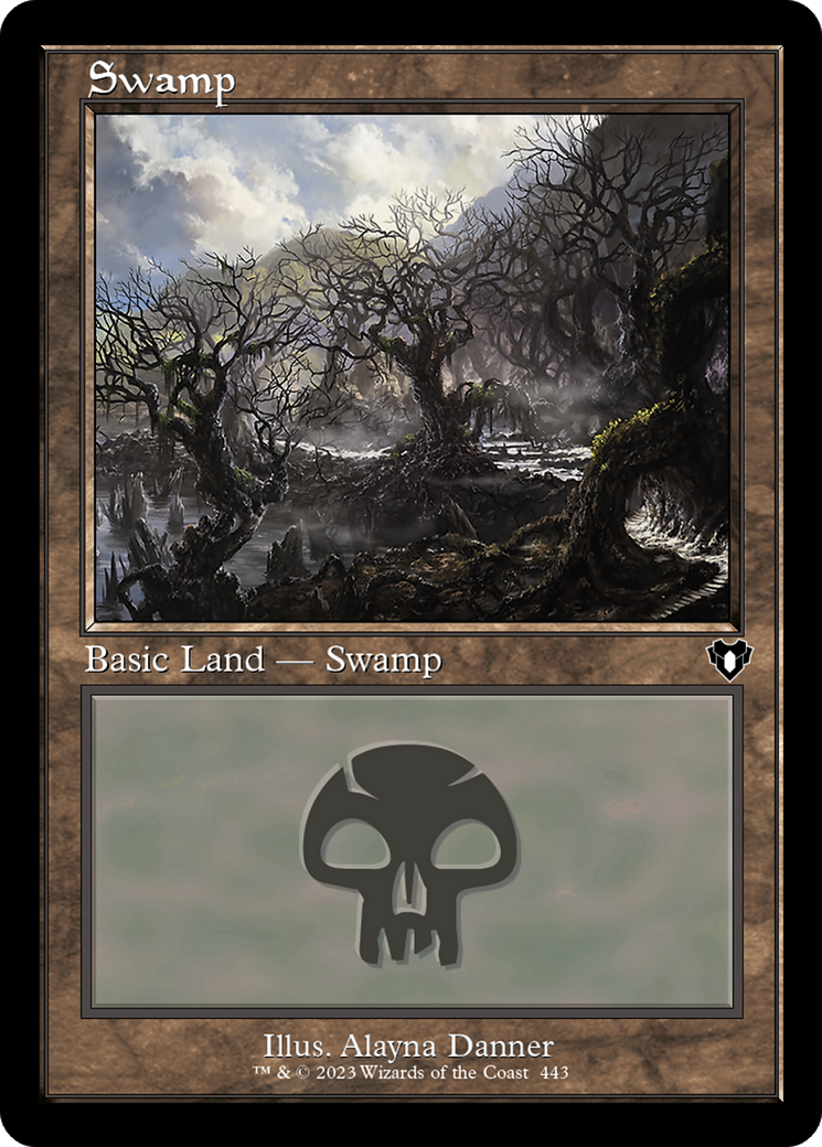 Swamp (443) Foil - Commander Masters