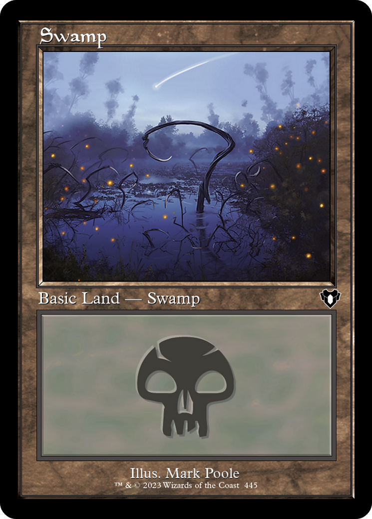 Swamp (445) Foil - Commander Masters