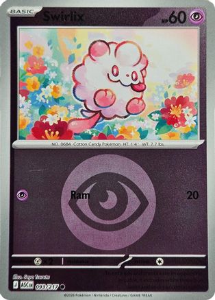 Swirlix (Energy Symbol Pattern) (93) Reverse Holofoil - Ascended Heroes