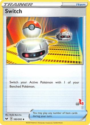 Switch (#40 Cinderace) (183) - Battle Academy 2022