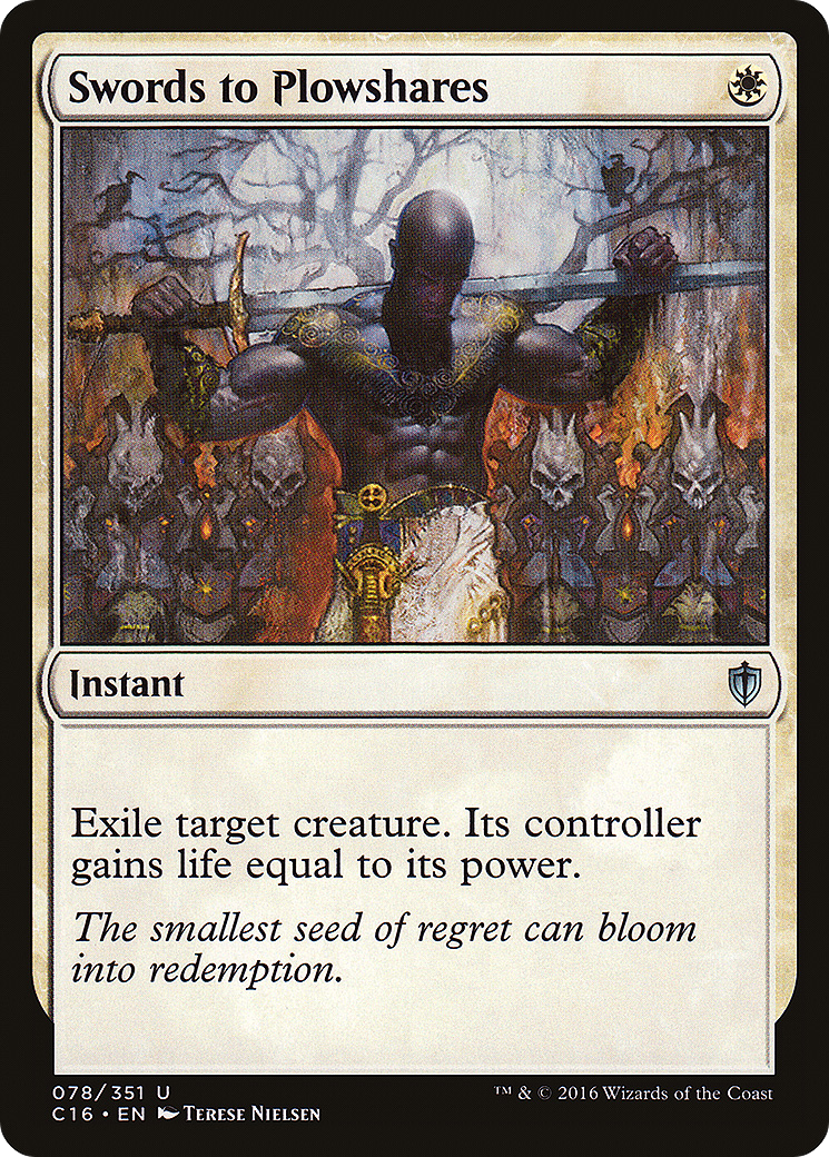 Swords to Plowshares (078) - Commander 2016