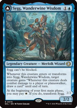 Sygg, Wanderwine Wisdom (Promo Pack) (076) Foil - Lorwyn Eclipsed