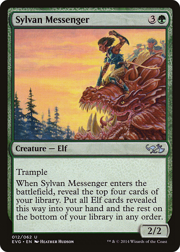 Sylvan Messenger (012) - Duel Decks Anthology: Elves vs. Goblins