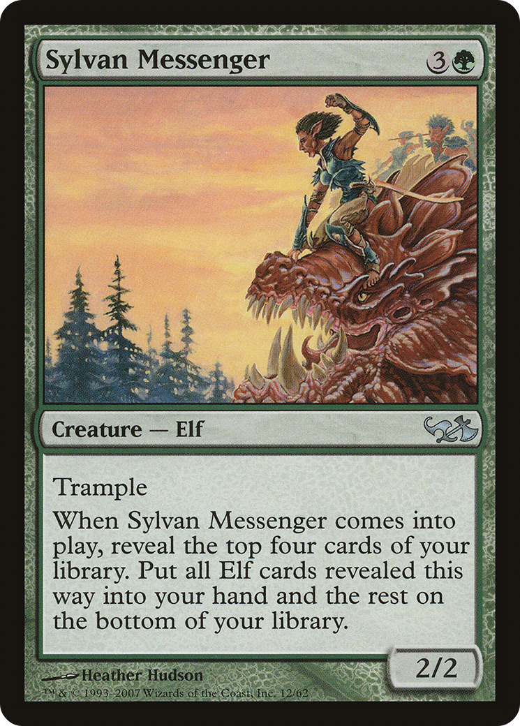 Sylvan Messenger (012) - Duel Decks: Elves vs. Goblins