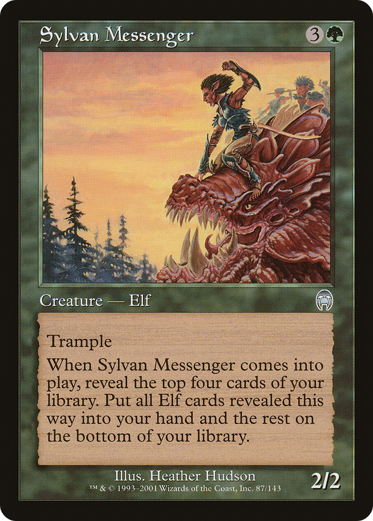 Sylvan Messenger (087) Foil - Apocalypse