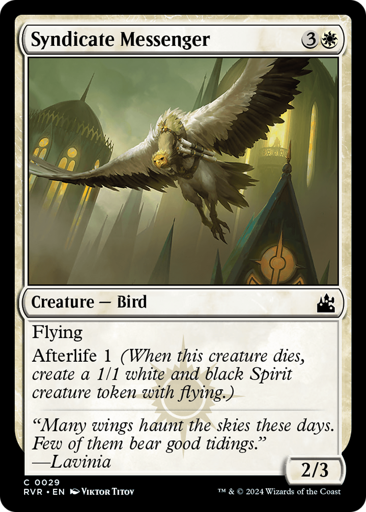 Syndicate Messenger (029) Foil - Ravnica Remastered
