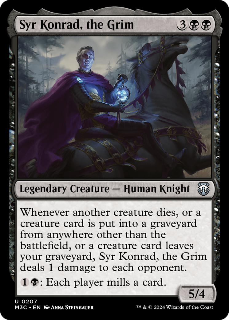 Syr Konrad, the Grim (207) - Commander: Modern Horizons 3