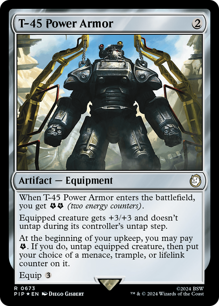 T-45 Power Armor (673) Surge Foil - Fallout