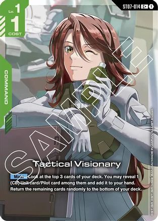 Tactical Visionary (C+) (ST07-014) Holofoil - Starter Deck 07: Celestial Drive